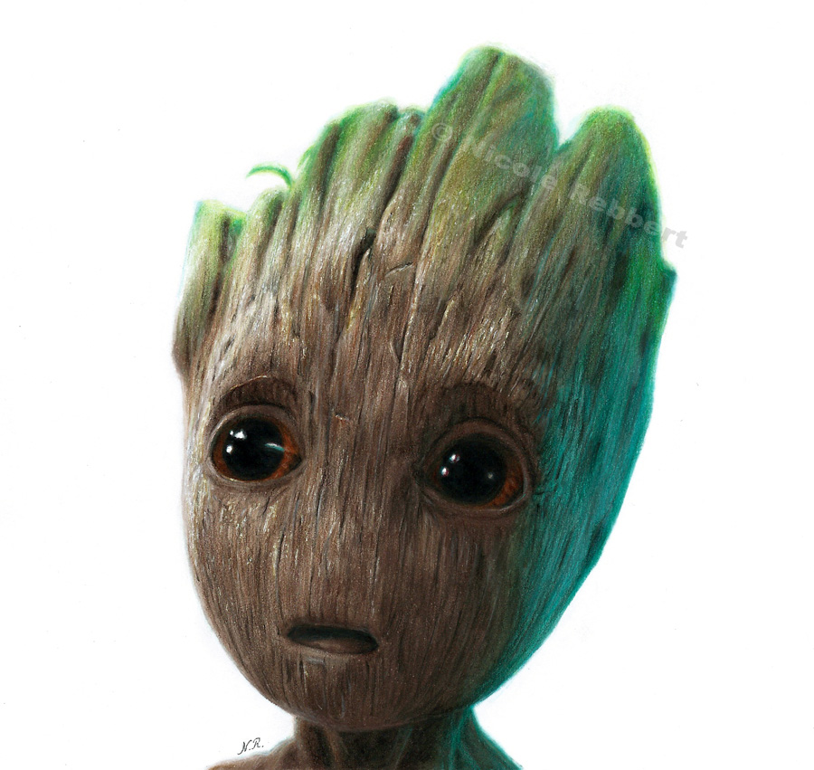 Groot Pic Drawing