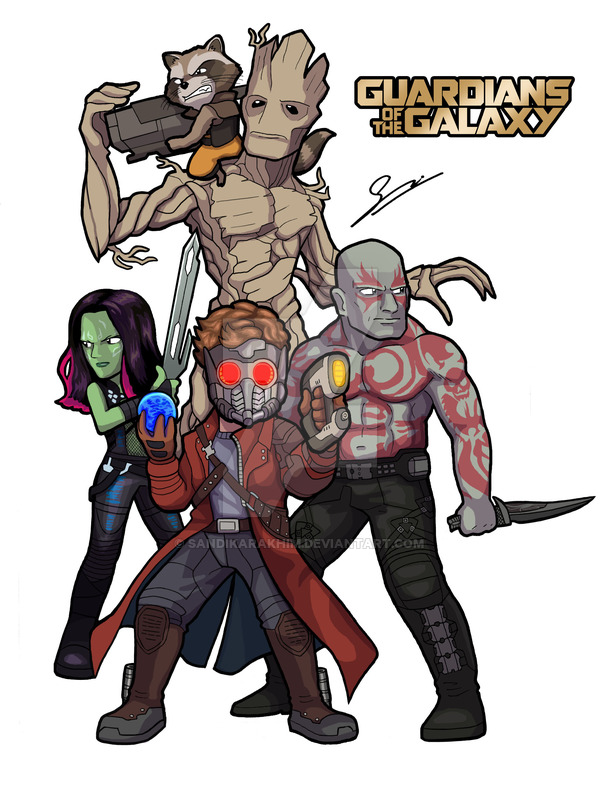 Guardians of The Galaxy Sketch