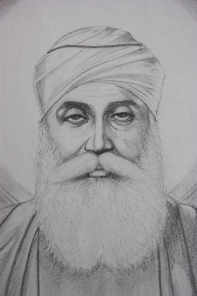 Sukh Pencil sketch - Pencil Drawing of the Shri Guru Nanak Dev ji & Golden  Temple... If you like it , please forward 🙏🏻 