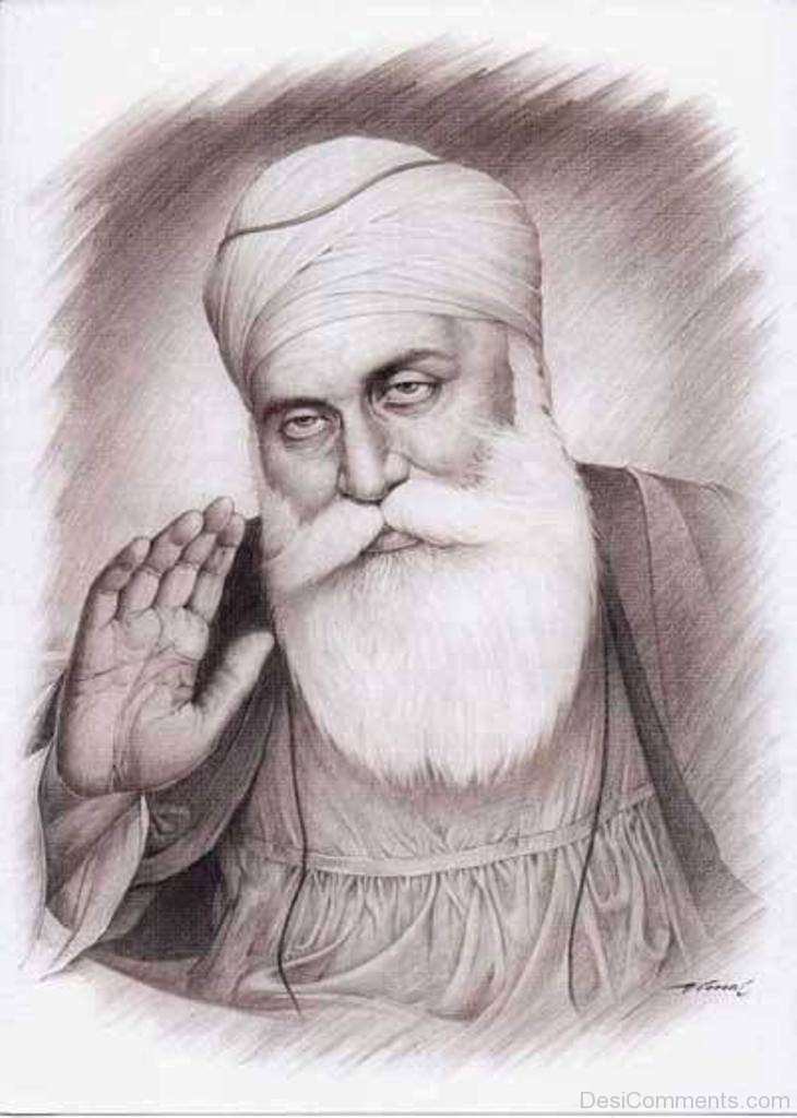 Guru Nanak Dev Ji Drawing Creative Art