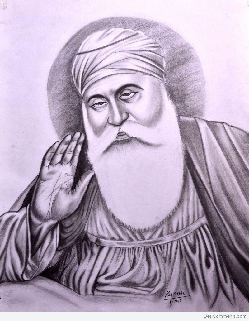 Guru Nanak Dev Ji Sketch