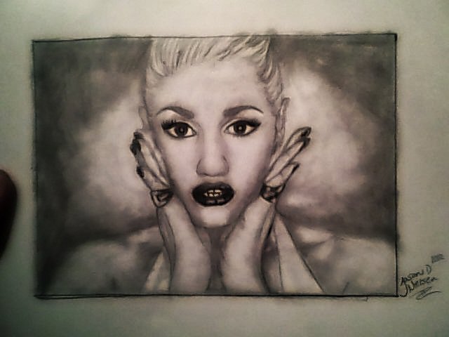 Gwen Stefani Beautiful Image Drawing