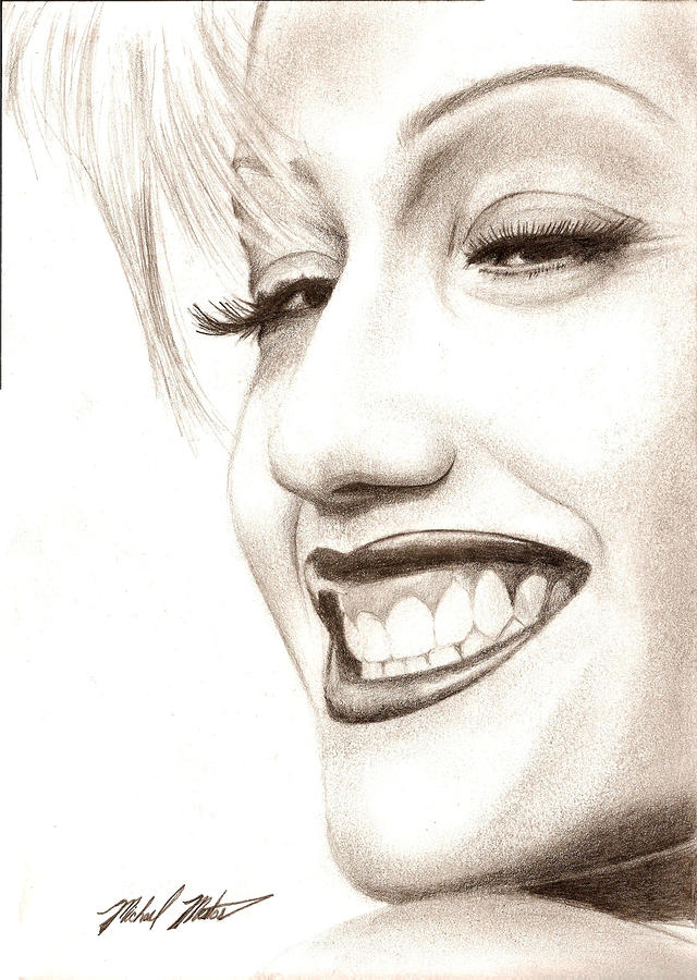 Gwen Stefani Drawing Art