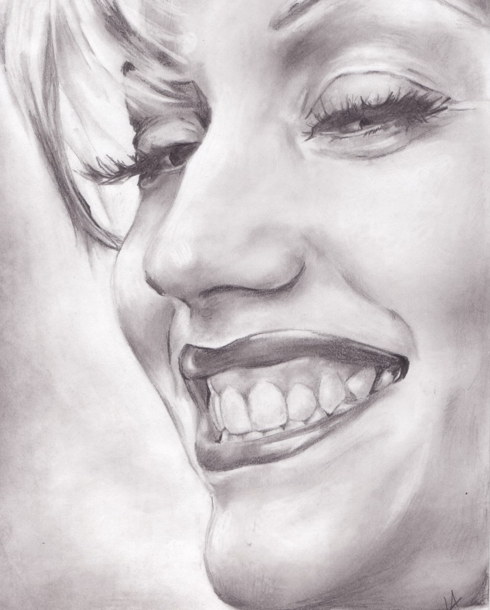 Gwen Stefani High-Quality Drawing