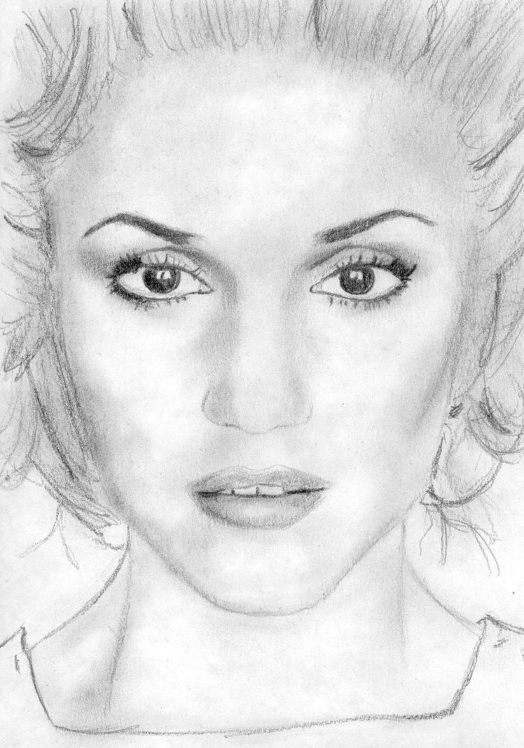 Gwen Stefani Image Drawing