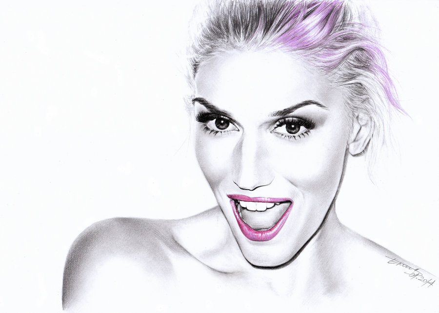 Gwen Stefani Photo Drawing