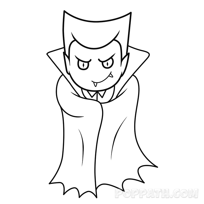Halloween Dracula Sketch