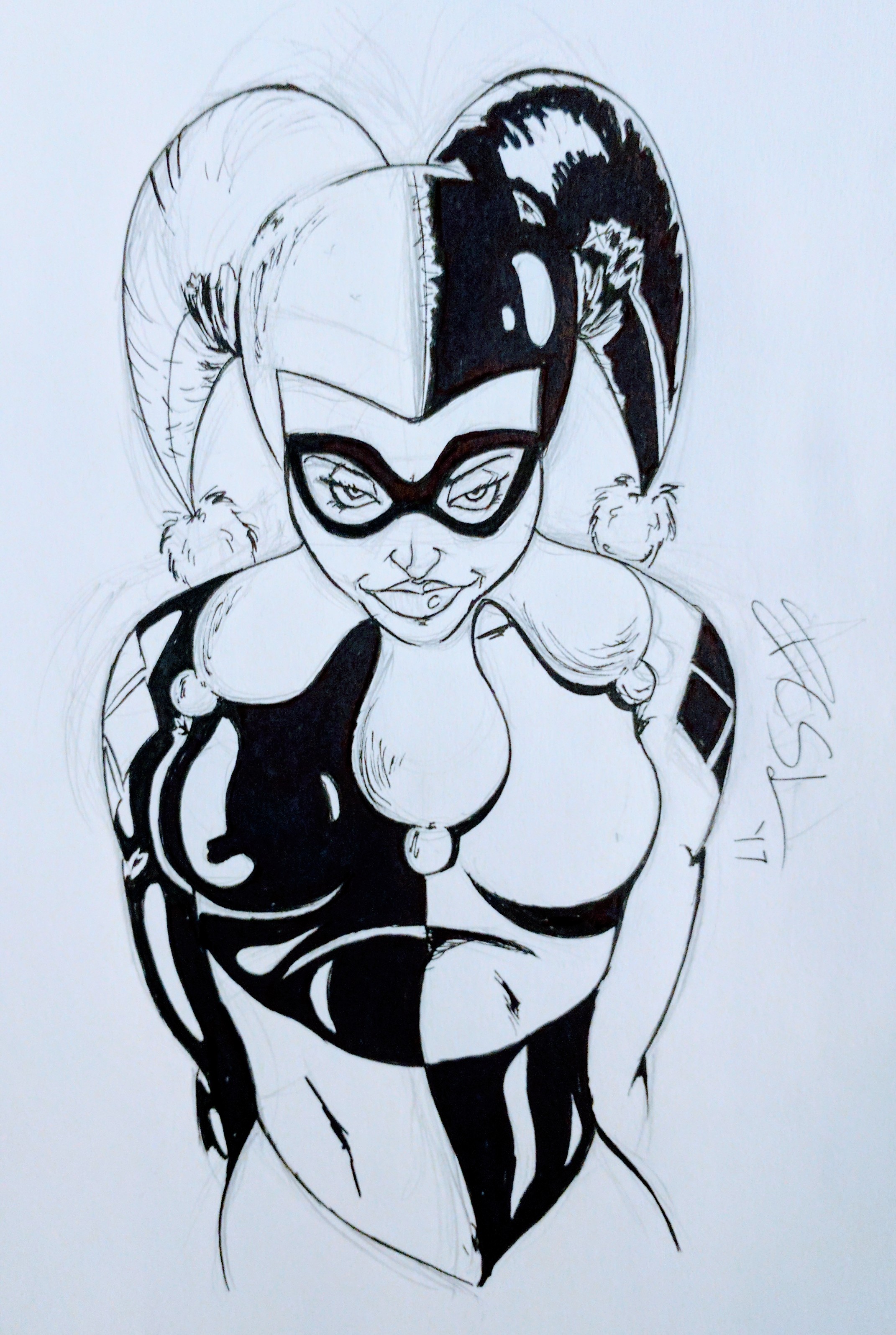 Harley Quinn Amazing Drawing