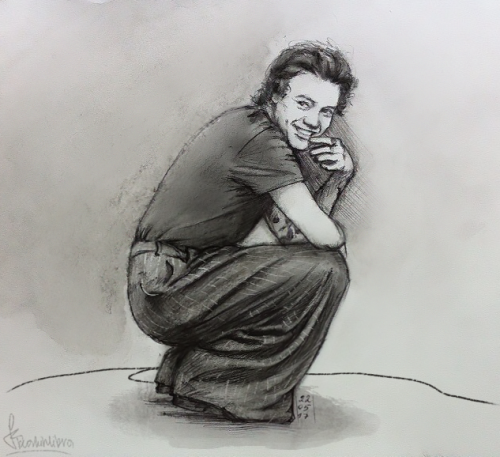 Harry Styles Amazing Drawing
