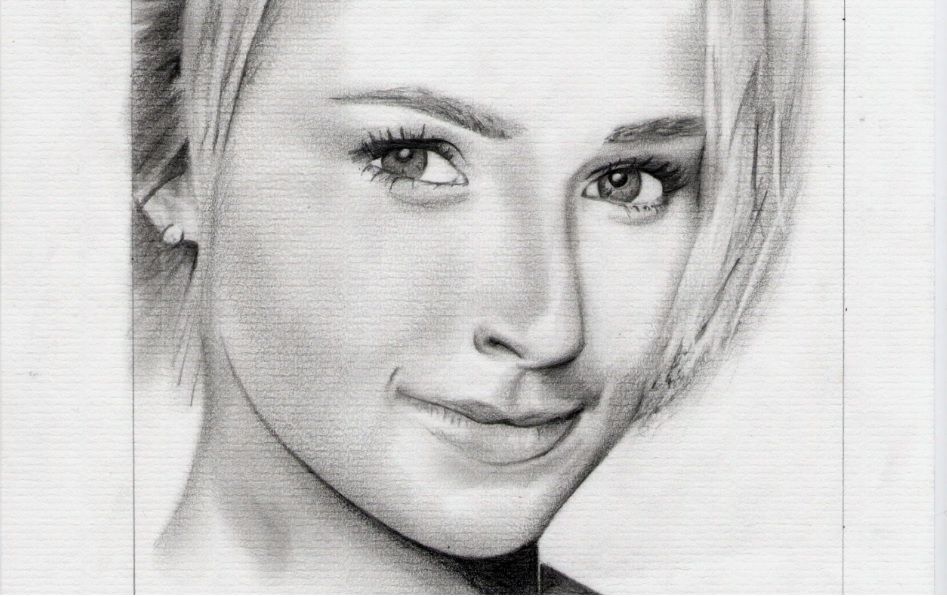 Hayden Panettiere Realistic Drawing