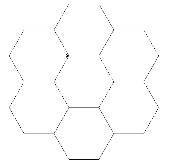 Hexagon High-Quality Drawing
