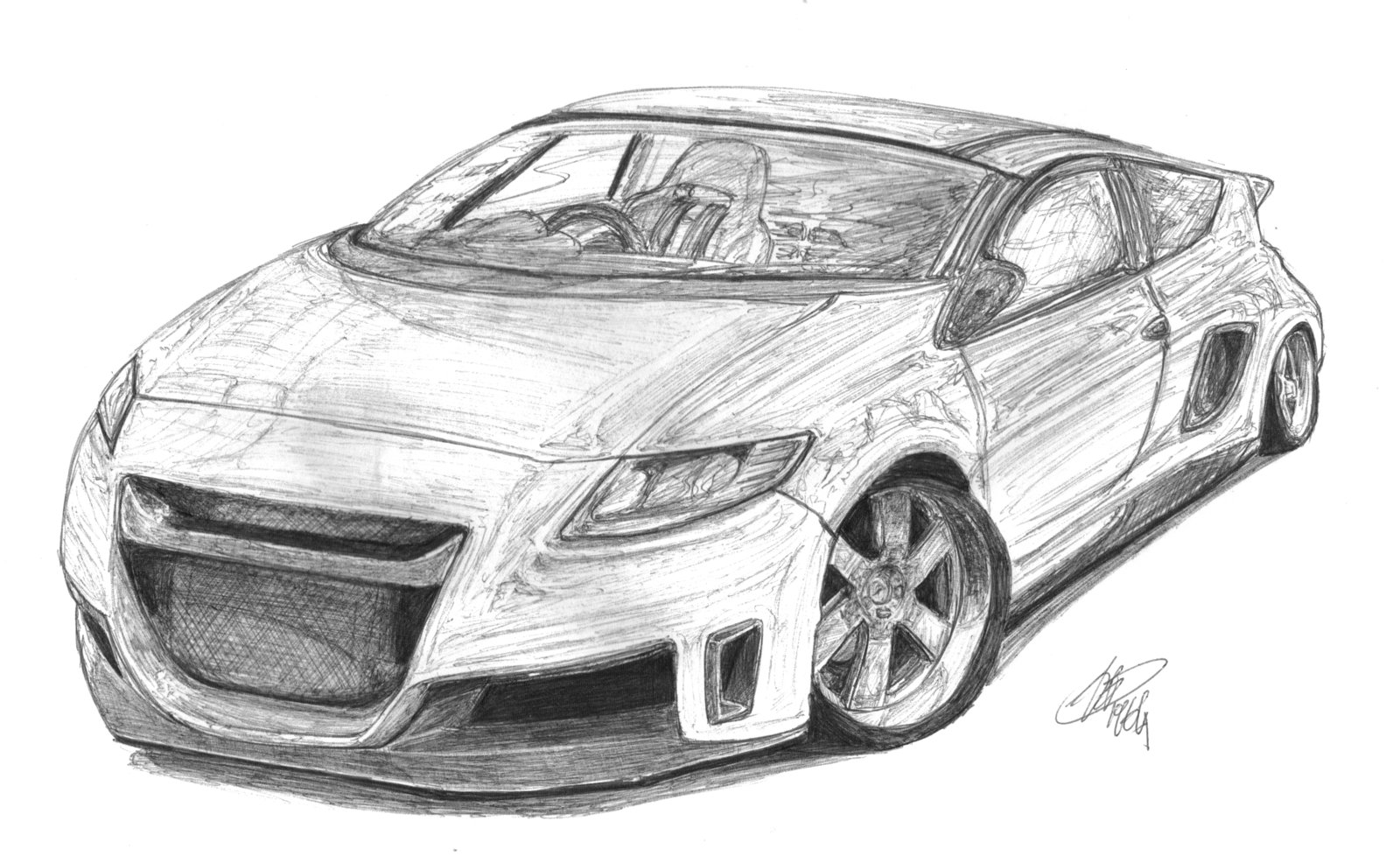 Honda Drawing Photo