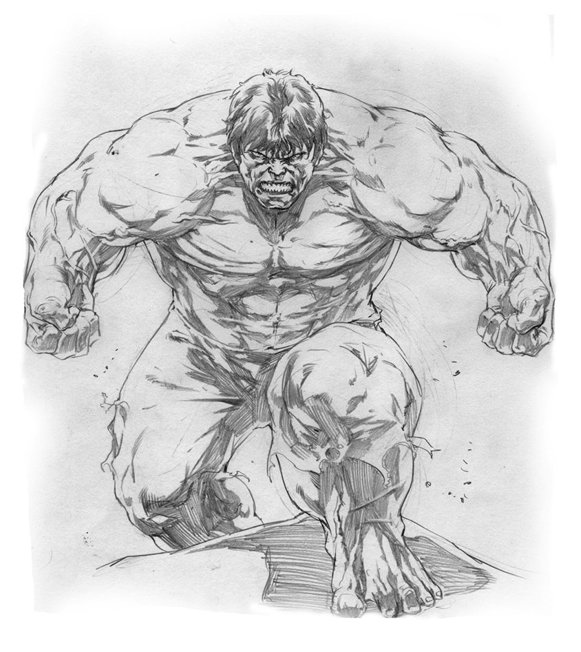 Hulk Amazing Drawing