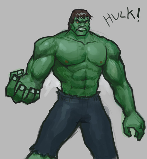Hulk Art - Drawing Skill