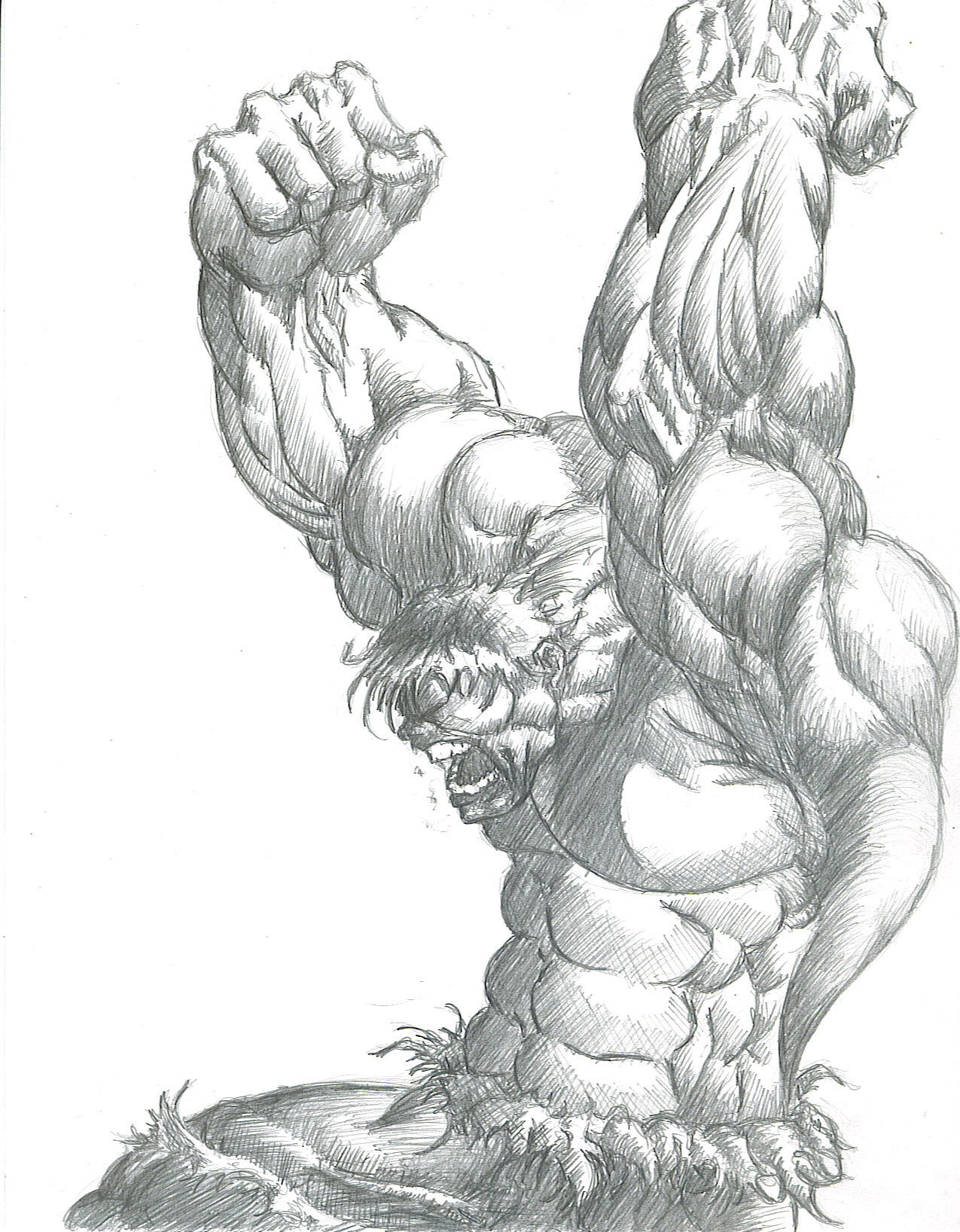 Hulk Drawing Image