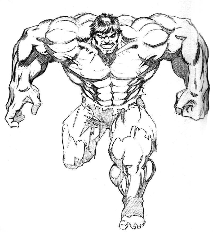 Hulk Image Drawing