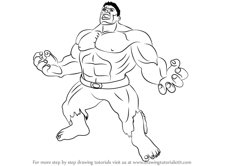 Hulk Photo Drawing