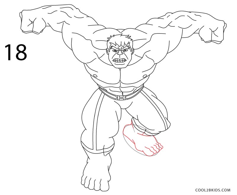 Hulk Pic Drawing