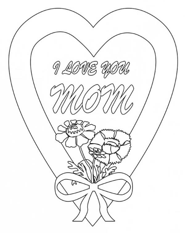 I Love You Mom Best Drawing