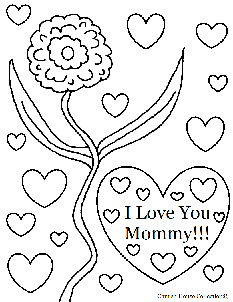 I Love You Mom Image Drawing