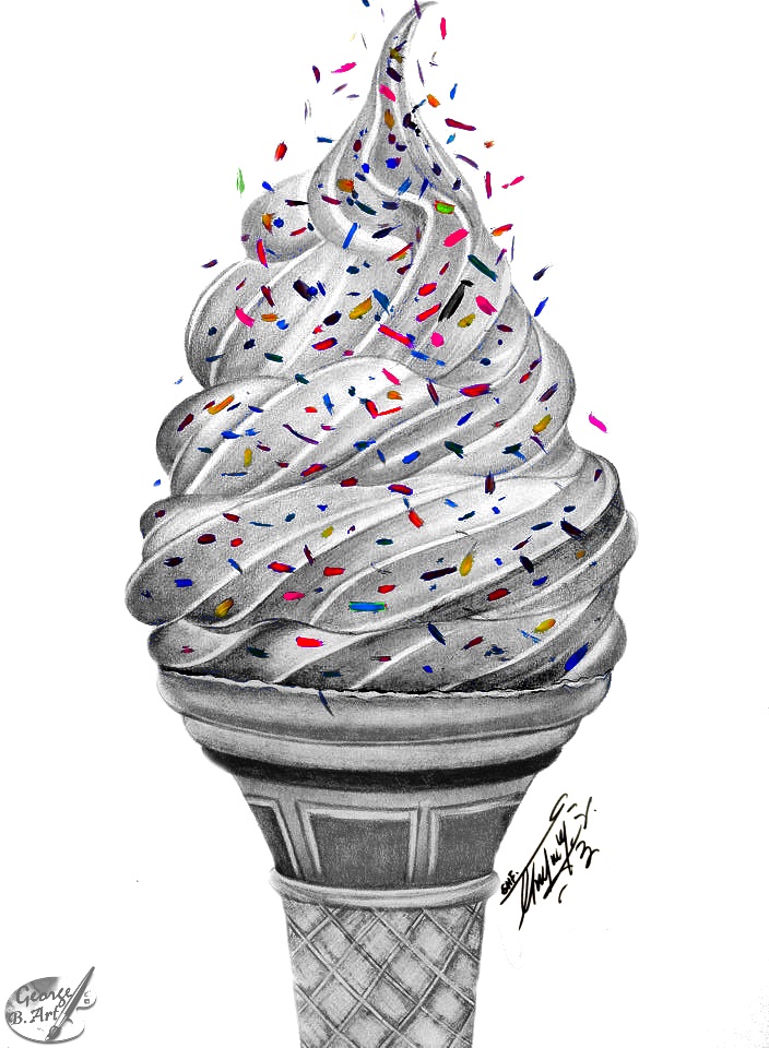 Ice Cream Image Drawing