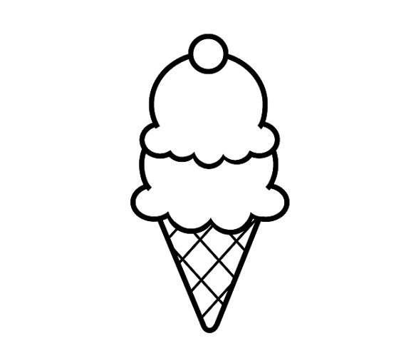 Ice Cream Photo Drawing
