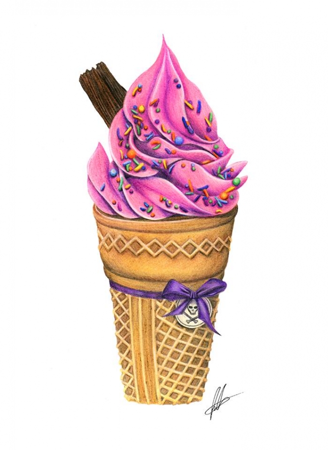 Ice Cream Vendor Coloring Page | crayola.com
