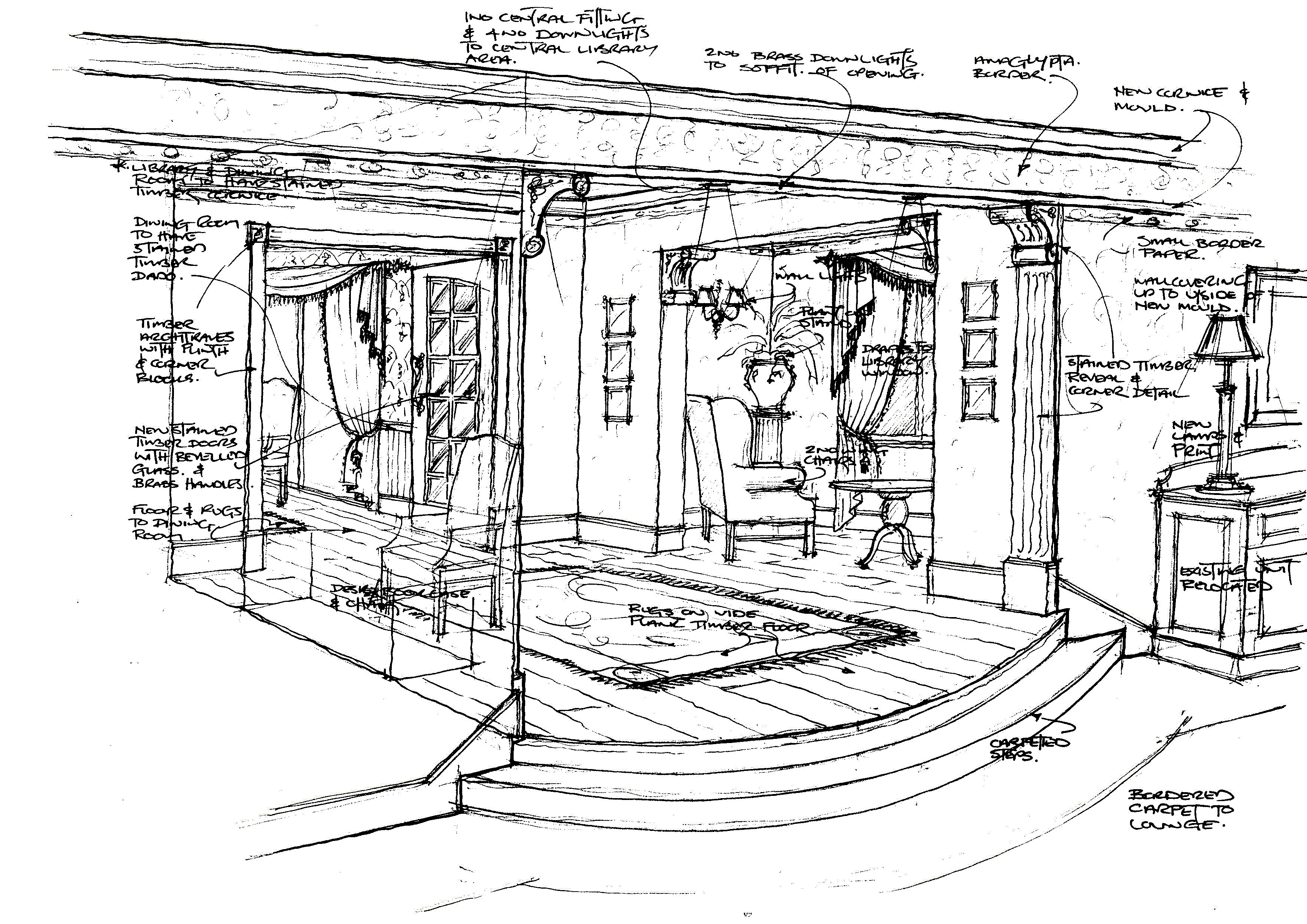 Interior Design Drawing Photo