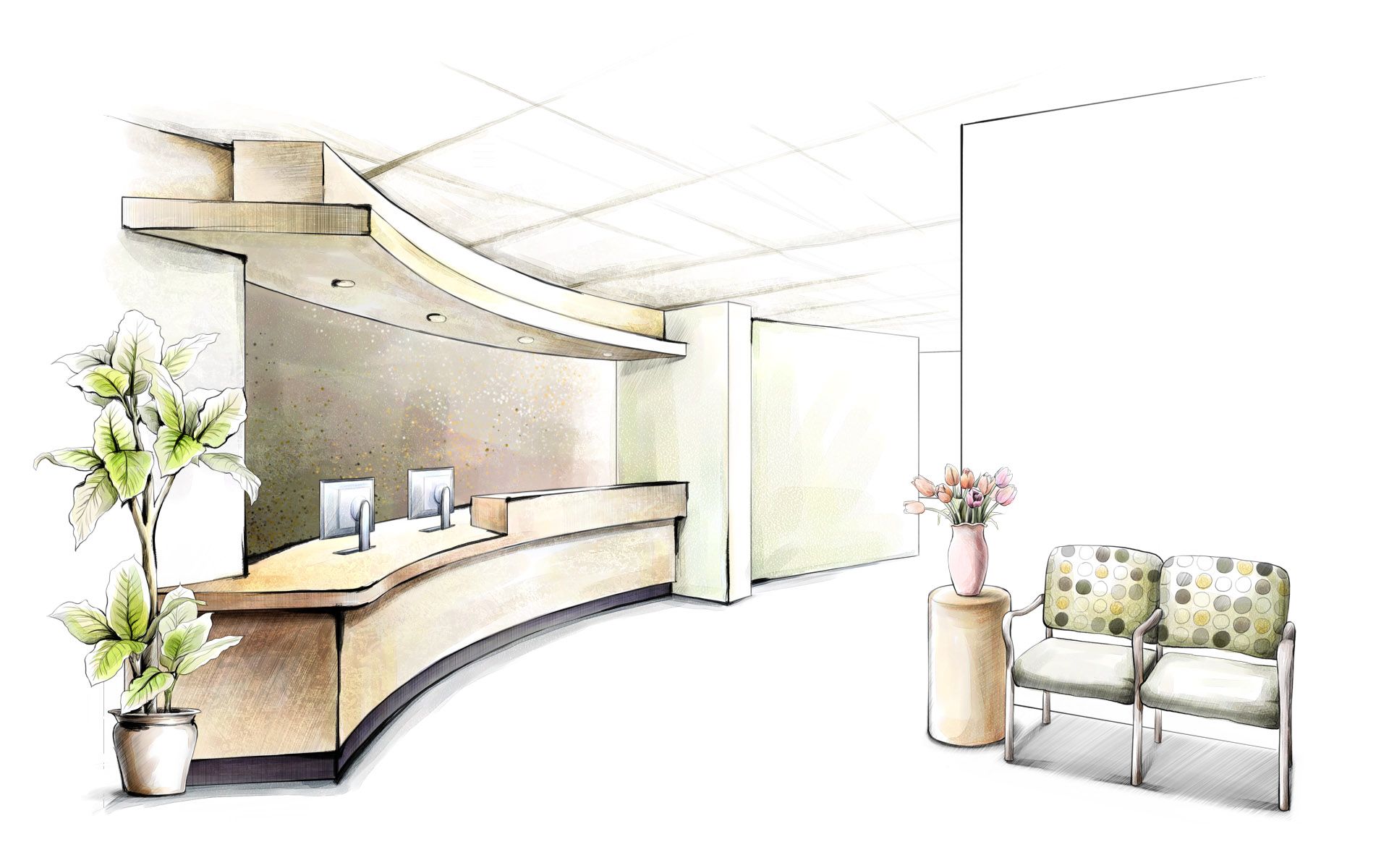 Interior Design Sketch