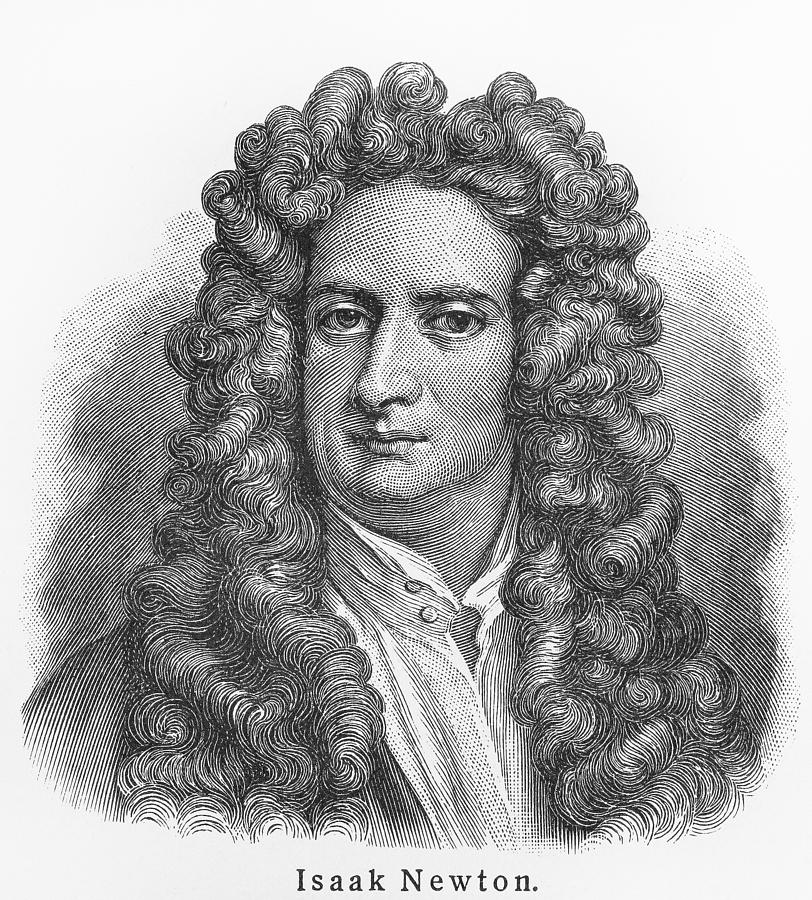 Isaac Newton Drawing