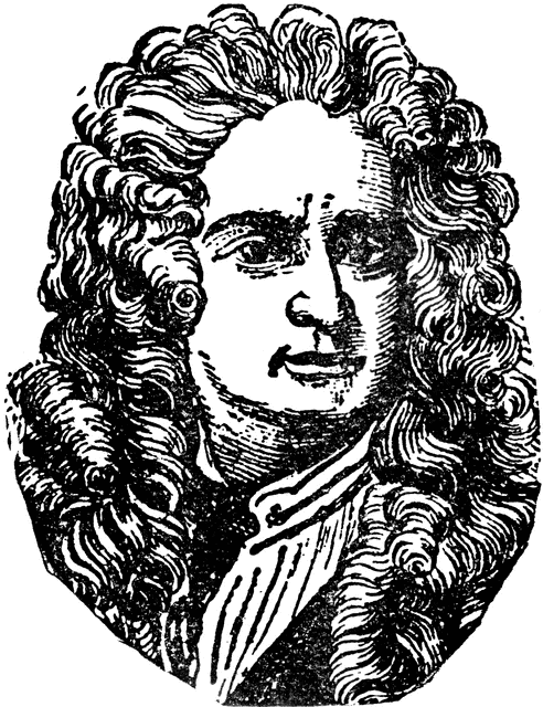 Isaac Newton Pic Drawing