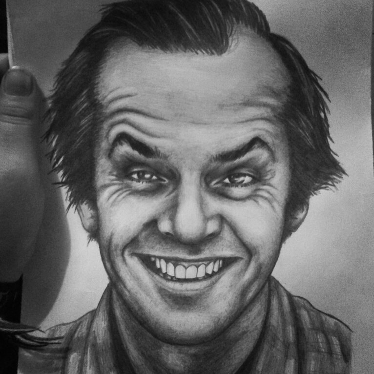 Jack Nicholson Pic Drawing