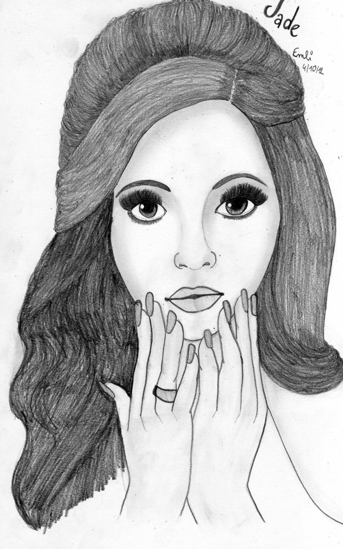 Jade Thirlwall Photo Drawing