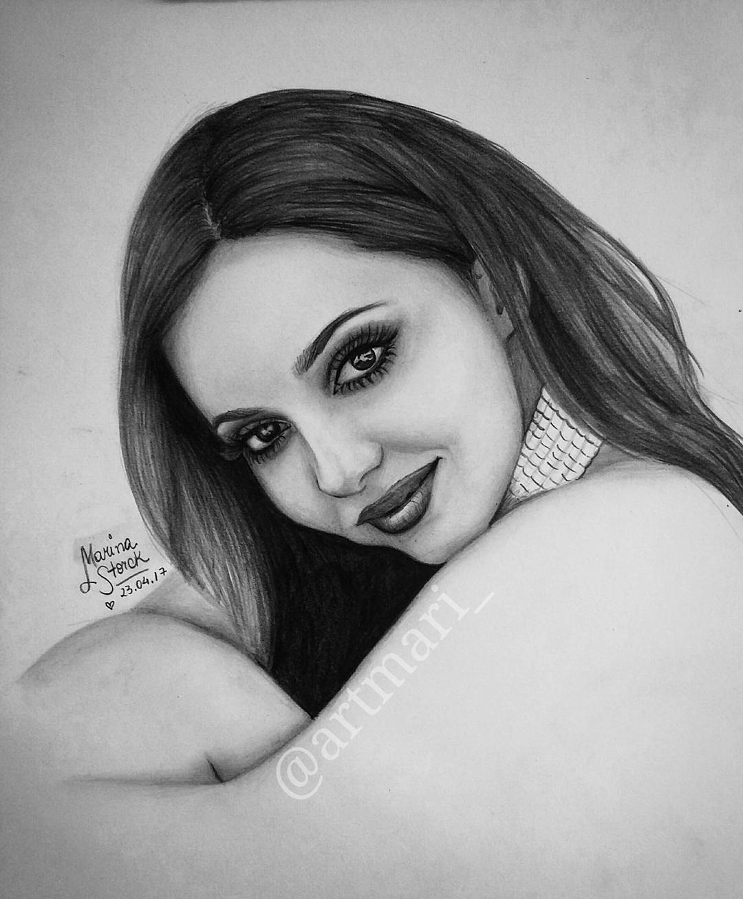 Jade Thirlwall Realistic Drawing