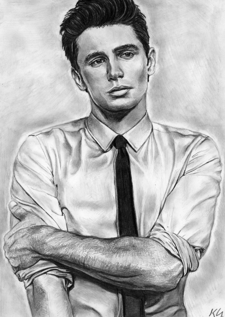 James Franco Photo Drawing