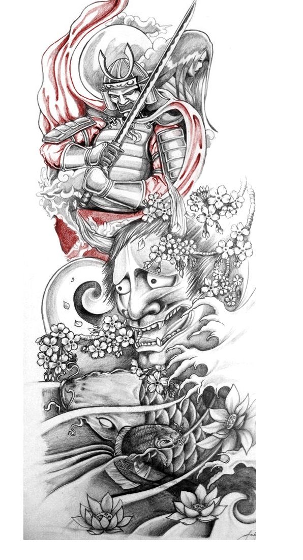 Japanese Tattoo Beautiful Image Drawing