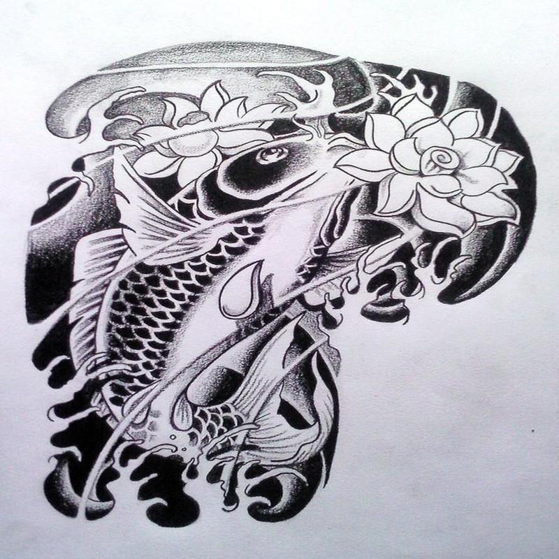 Japanese Tattoo Drawing Creative Art