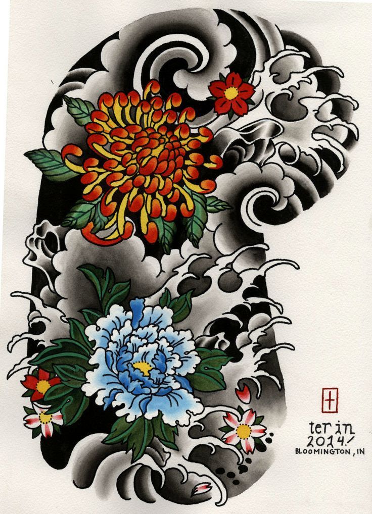 Japanese Tattoo Photo Drawing