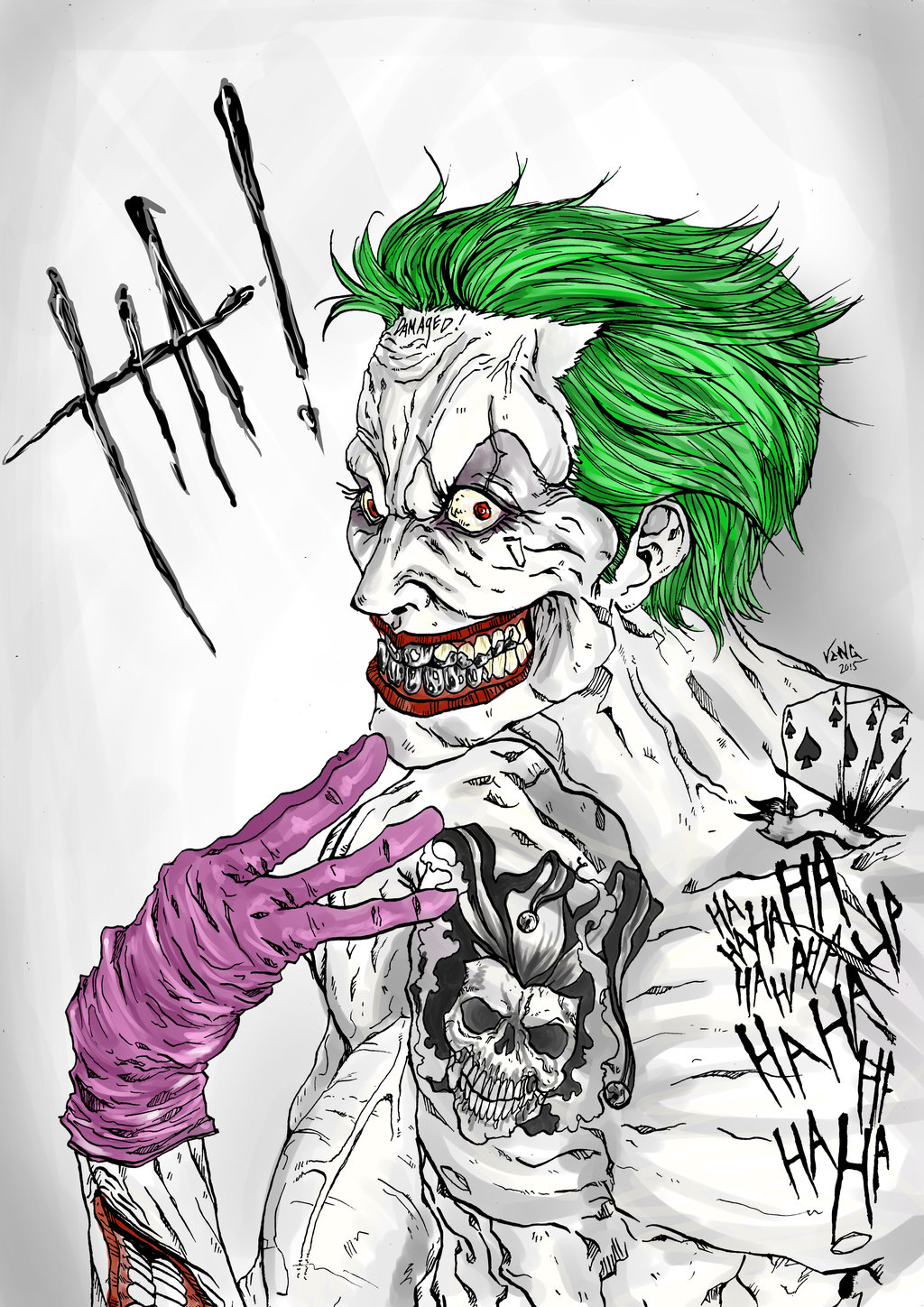 Jared Leto Joker Amazing Drawing