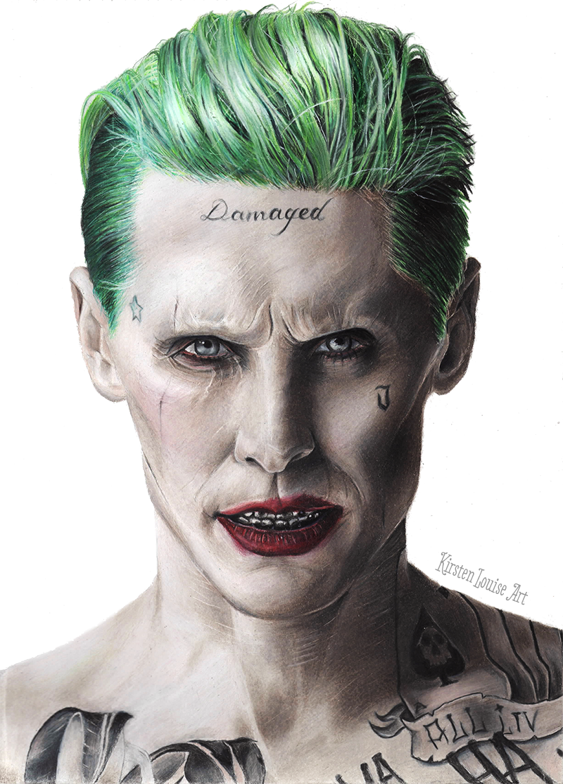 Jared Leto Joker Best Drawing - Drawing Skill