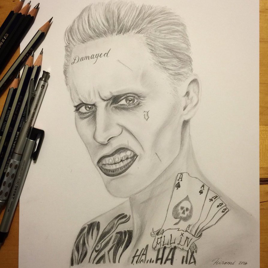 Jared Leto Joker Drawing Creative Art