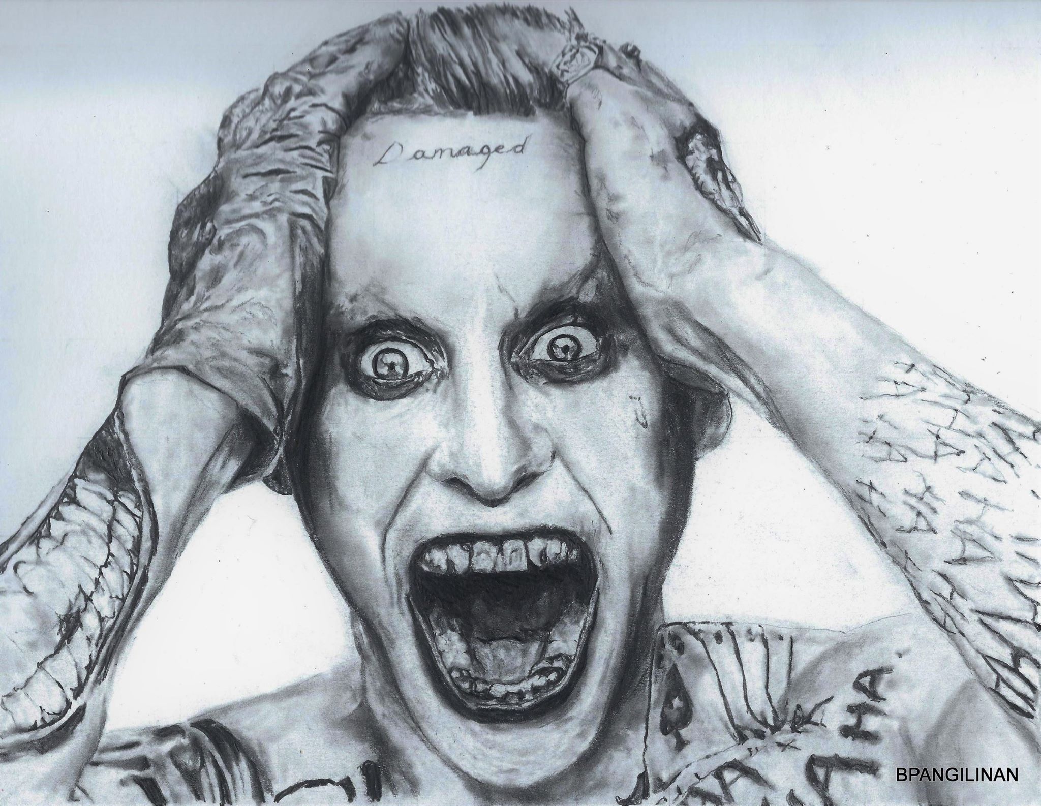 Jared Leto Joker Drawing Pic