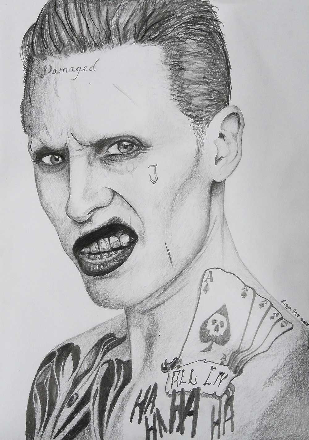 Jared Leto Joker Image Drawing