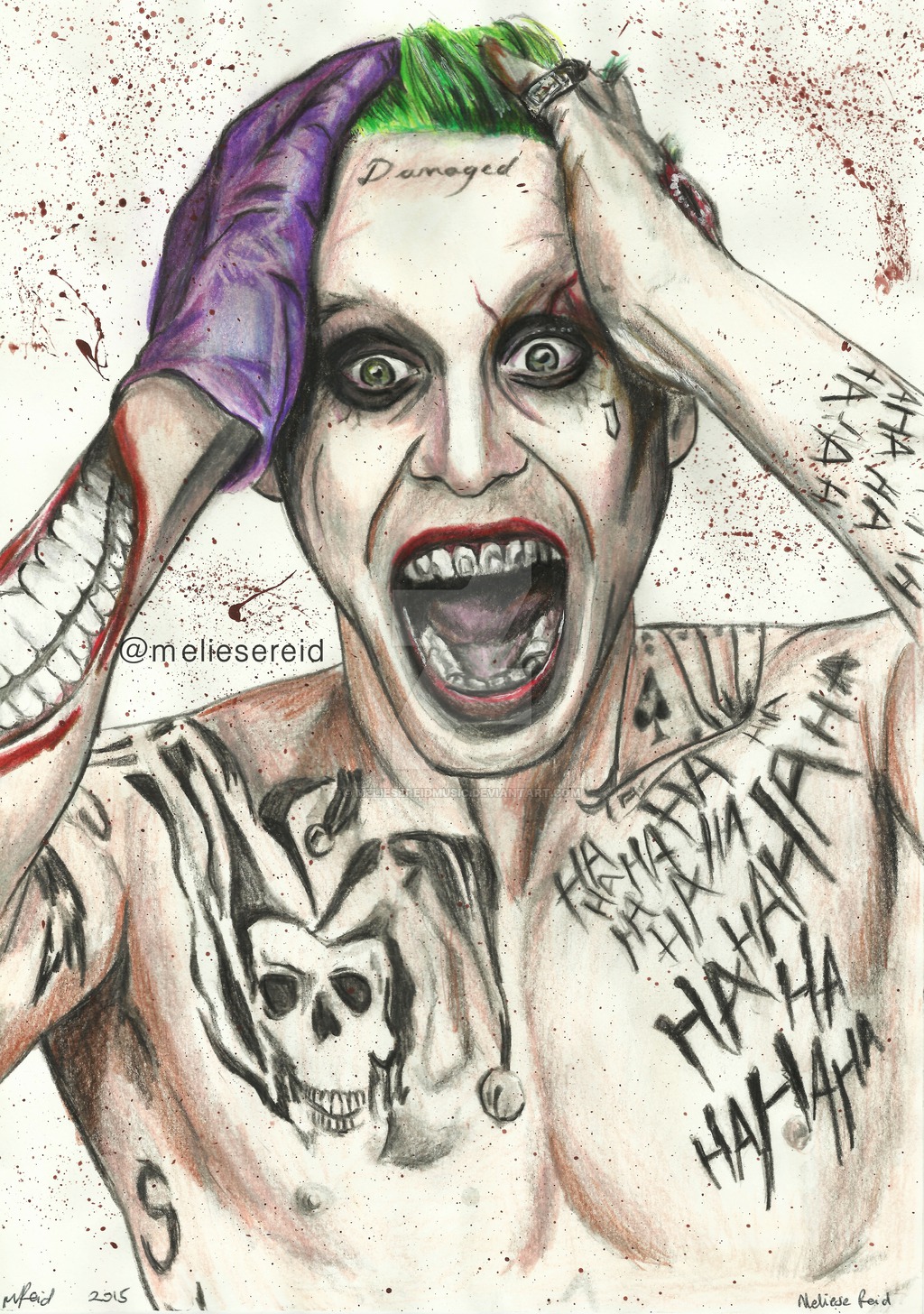 Jared Leto Joker Pic Drawing