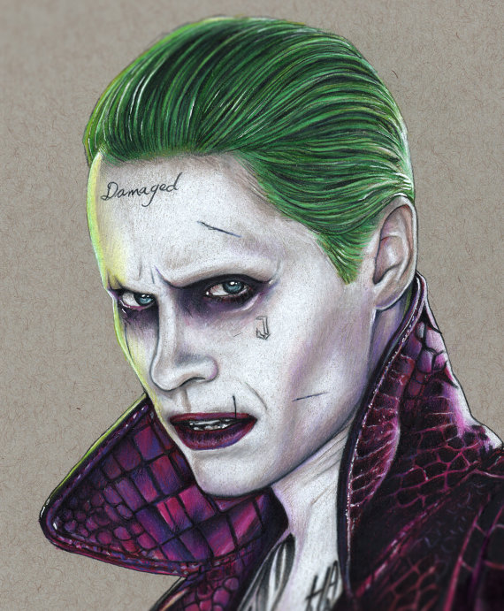 Jared Leto Joker Picture Drawing