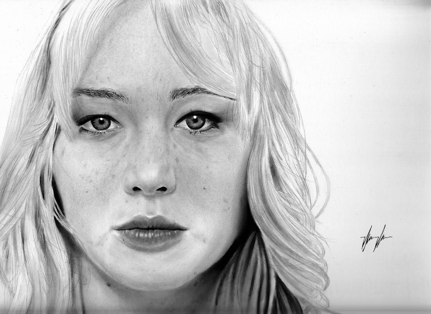 Jennifer Lawrence Pic Drawing