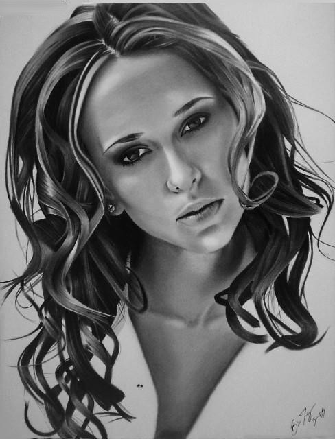 Jennifer Love Hewitt Beautiful Image Drawing