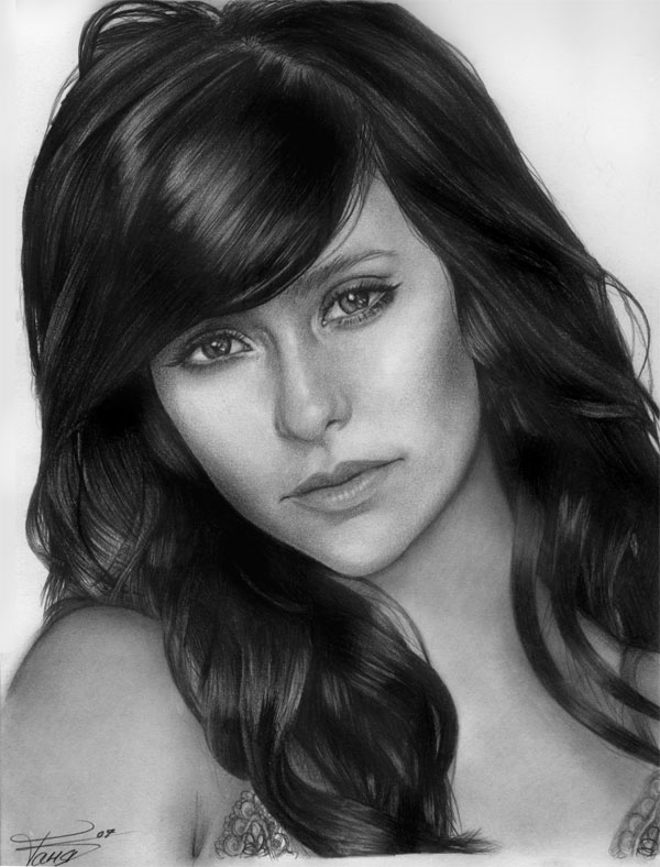 Jennifer Love Hewitt Drawing Art