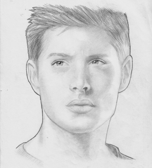 Jensen Ackles High-Quality Drawing