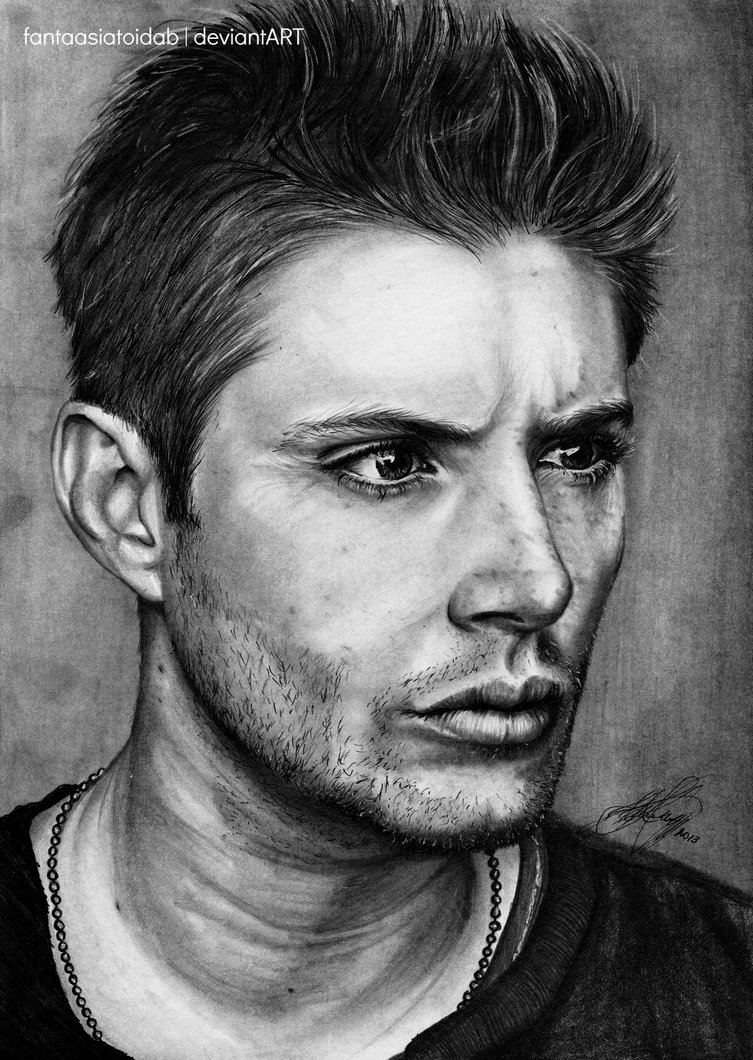 Jensen Ackles Realistic Drawing